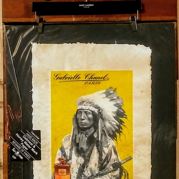 Indian Chief, CHANEL, AP. Print By Fairchild Paris
